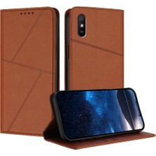 Manyi Mall Kart Yuvaları ve Kickstand Anti-Parmak Izi ile Xiaomi Redmi 9A Için Kılıf (Yurt Dışından)