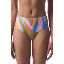 Renkli Beja Bikini Altı