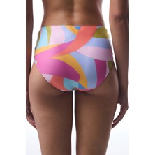 Renkli Beja Bikini Altı