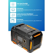 Electroll 300w 285wh Akıllı Bms Lityum Güneş Enerjili Taşınabilir Güç Depolama İstasyonu
