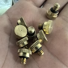 Ruseaao Pirinç Sisleme Nozulu Tıkacı, Dişli Sisleme Nozulu Tıkacı 12 Adet (Yurt Dışından)