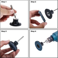 Ruseaao 1/4 Inç Tutucu Kalıp Taşlama Makinesi Ataşmanı 40/60/80/120 Grit Taşlama Tekerleği (Yurt Dışından)