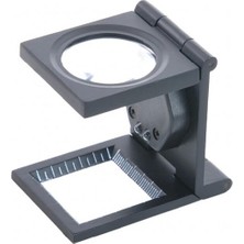 Cansa 25X25 mm Full Çelik Kaplı Katlamalı Büyüteç TH9005B