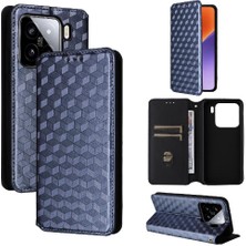YH Mall Xiaomi 15 Kart Yuvaları Tutucu Pu Deri 3D Desen Manyetik Için Flip Case (Yurt Dışından)