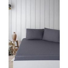 Silindir Pvc Çantalı %100 Pamuk Saten Lastikli Çarşaf Seti