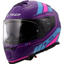 Ls2 Storm 2 Fıst Mor-Mavi Kask