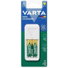 57656 Mini Şarj Cihazı Aa 2X2100MAH Pilli (Varta Mini Charger)
