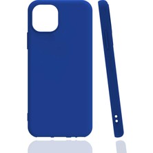 iPhone 13 Mini Kılıf Iktk Biye Silikon-Mavi