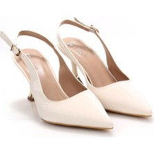 Pisagor PS-32140 7 cm Topuklu Kadın Stiletto Abiye Ayakkabı