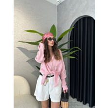Müslin Kumaş Oversize Gömlek