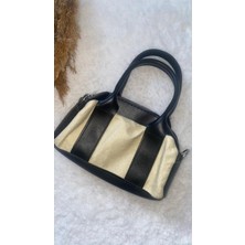 Kadın Mini Boy El ve Omuz Askılı Hasır Çanta