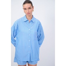 adL Moda Tutkusu Çizgili Gömlek