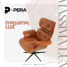 Massima Lux Berjer ve Puf (Hakiki Deri)