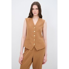 Love My Body Gabardin Yelek