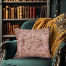 Etnik Desenli Yastık Baskı Kilim Kırlent Kılıfı