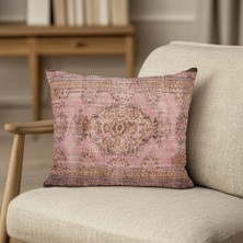 Etnik Desenli Yastık Baskı Kilim Kırlent Kılıfı