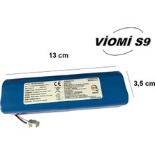 Lydsto S1 Uyumlu Robot Süpürge Batarya 14.8V 5200 Mah Li-Ion Pil Batarya