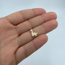 Dinazor 14 Ayar Altın Kolye