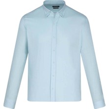 Mavi Comfort Fit 100% Pamuk Düğmeli Yaka Uzun Kollu Casual Gömlek