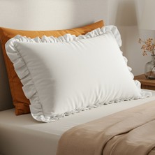 Fırfırlı Ranforce Kumaş Yastık Kılıfı 50 x 70