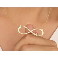 Sonsuzluk Kişiye Özel 14 Ayar Altın Kolye