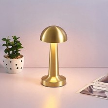 Şarjlı Modern Tasarım Dokunmatik Masa Lambası – USB ile Şarj Edilebilir, Taşınabilir ve Işık Ayarlı