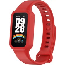 Xiaomi Smart Band 9 Active & Redmi Smart Band 3 Kasalı Silikon Kordon Mi 9 Active Mi Band 3