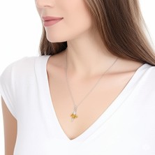 Monile Saltatrix Peri Kızı Zirkonkolye (çelik kolye)
