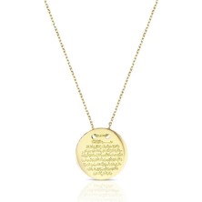 Ayetel Kursi Altın Kolye