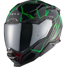 Nexx X.wst 3 B-Sıde Siyah Yeşil Kask