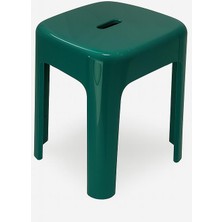 Saban Yeşil, Plastik Alaska Model Sağlam Tabure 36x36x46cm