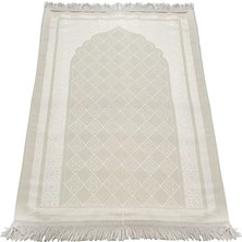 Selçuklu Desenli Astarlı Seccade (Krem)