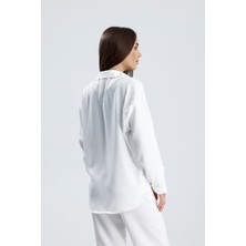Sienza Kadın Oversize Alt Üst Takım – Gömlek ve Lastikli Pantolon Ikili Set