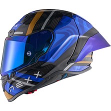 Nexx X.R3R Swırl Karbon Mavi Kask