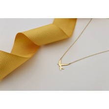 Kuş 14 Ayar Altın Kolye