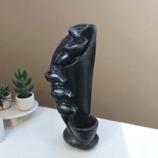 Siyah Şelale Formlu Geri Akışlı Tütsülük