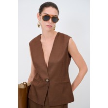 adL Tek Düğmeli Yelek