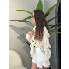 Müslin Kumaş Oversize Gömlek