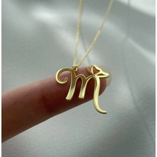 Harf 14 Ayar Altın Kolye