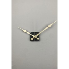 Mooclock Saat Makinesi, Akar Sessiz Duvar Saati Mekanizması, 14 mm Şaft , (Set)-(Askısız)