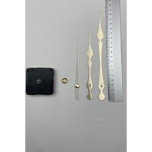 Mooclock Saat Makinesi, Akar Sessiz Duvar Saati Mekanizması, 14 mm Şaft , (Set)-(Askısız)