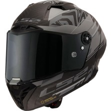 Ls2 Thunder Karbon Gp Aero Polar Siyah Kask
