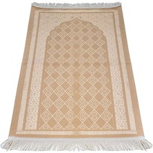 Selçuklu Desenli Astarlı Seccade (Kahverengi)