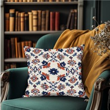 Geometrik Optik Desenli Kırlent Kılıfı