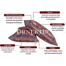 Geometrik Optik Desenli Kırlent Kılıfı