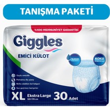 Giggles Emici Külot Extra Large (Xl) Hasta Bezi | 30 Adet