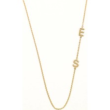 Harf 14 Ayar Altın Kolye