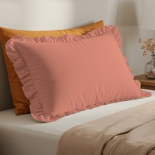 Fırfırlı Ranforce Kumaş Yastık Kılıfı 50 x 70