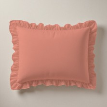 Fırfırlı Ranforce Kumaş Yastık Kılıfı 50 x 70