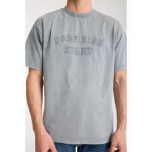 Erkek Pamuk T-Shirt - Basic Soft ve Rahat Yazlık Tasarım - Yazı Baskılı